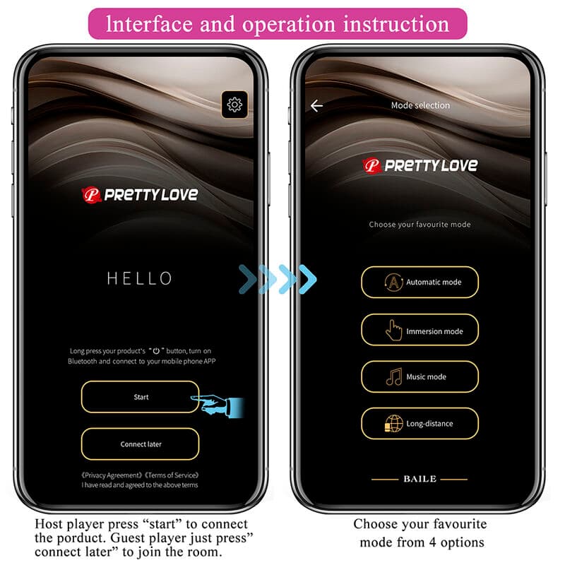 PRETTY LOVE - KLAY THRUSTING EGG VIBRATOR APP CONTROL PURPLE thumb 10