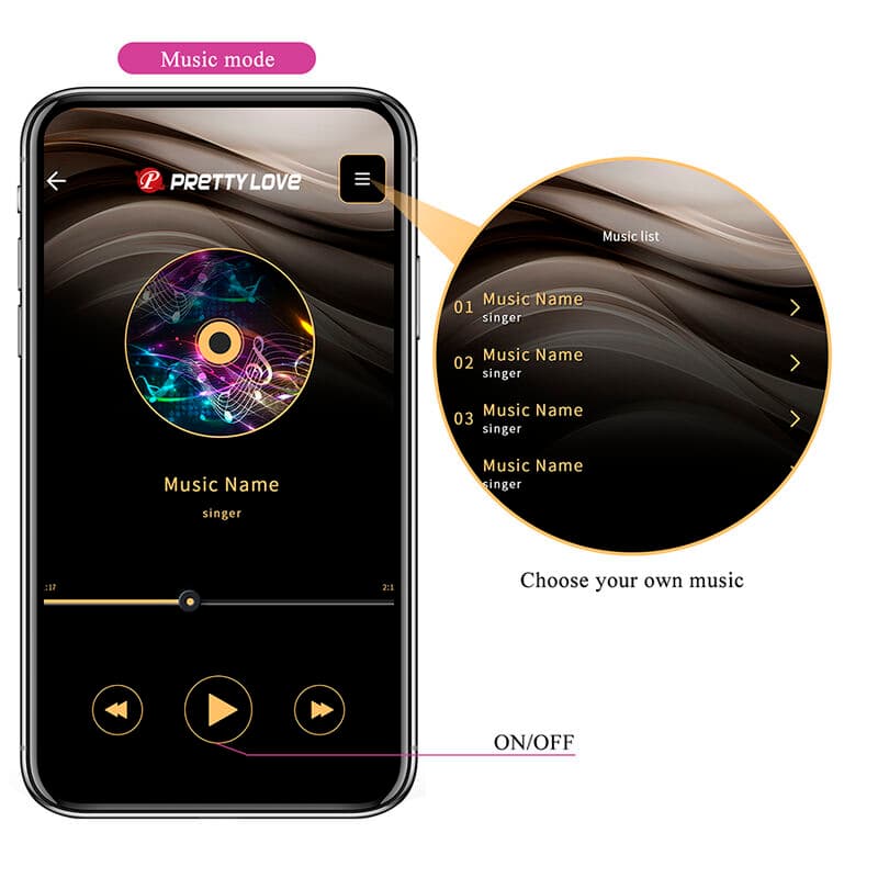 PRETTY LOVE - KLAY THRUSTING EGG VIBRATOR APP CONTROL PURPLE thumb 14