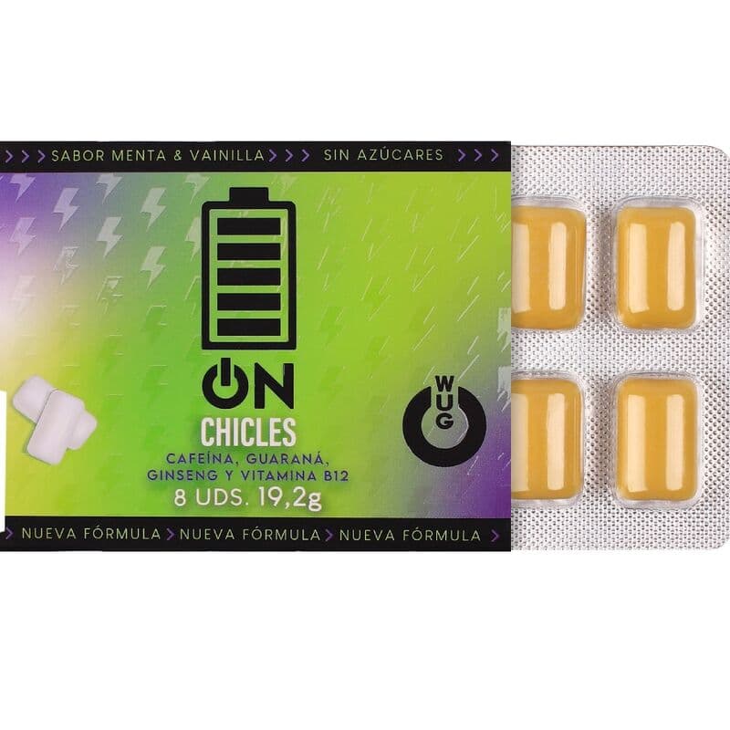 WUG On – Instant energy in chewing gum format BLISTER 8 UNITS thumb 2