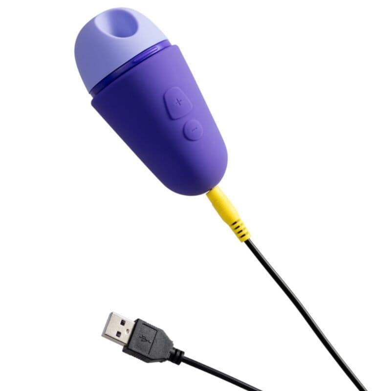 ROMP - FREE X CLITORAL STIMULATOR WITH LID 10 LEVELS RECHARGEABLE PURPLE thumb 4