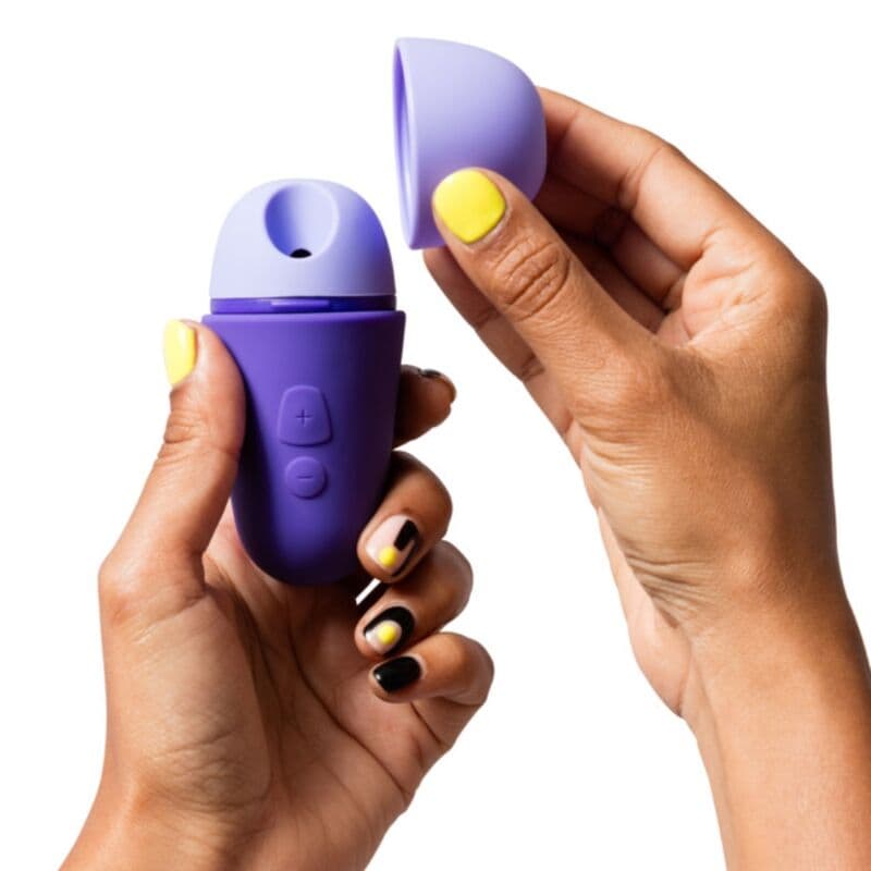 ROMP - FREE X CLITORAL STIMULATOR WITH LID 10 LEVELS RECHARGEABLE PURPLE thumb 2