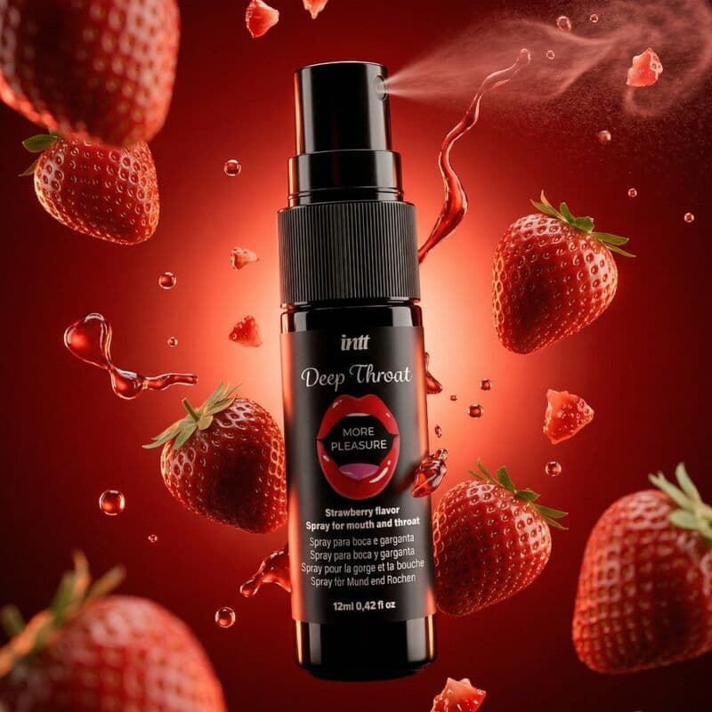 INTT - DEEP THROAT MORE PLEASURE ORAL SPRAY STRAWBERRY FLAVOR thumb 2