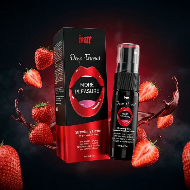 INTT - DEEP THROAT MORE PLEASURE ORAL SPRAY STRAWBERRY FLAVOR thumb 3