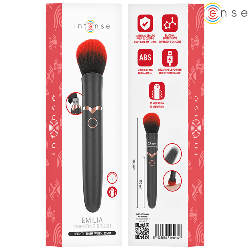 INTENSE - EMILIA VIBRATING BRUSH 10 VIBRATIONS 16 CM thumb 7