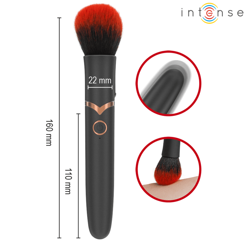 INTENSE - EMILIA VIBRATING BRUSH 10 VIBRATIONS 16 CM thumb 4