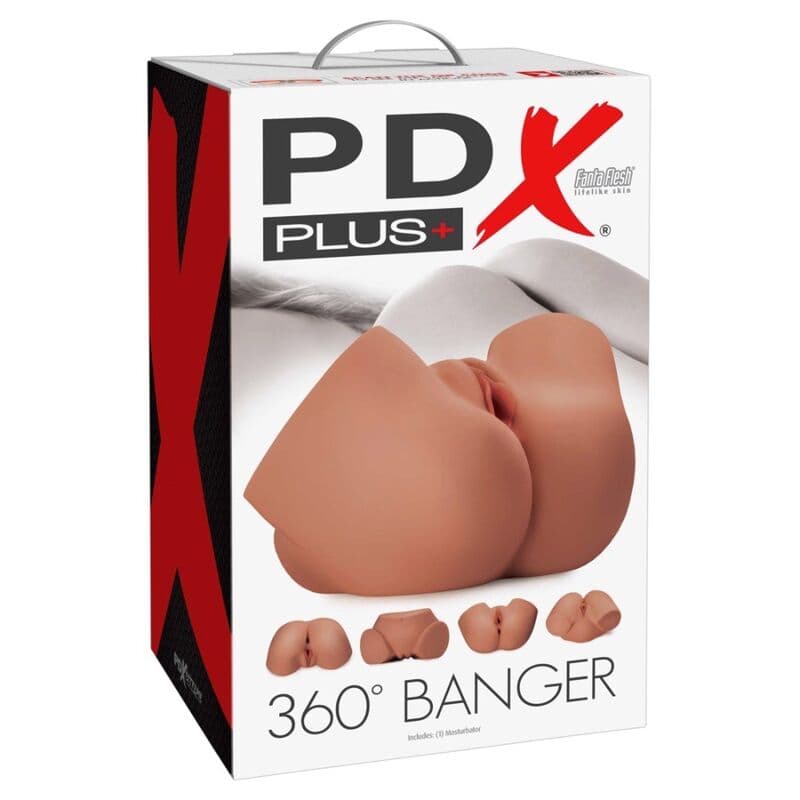PDX PLUS - REALISTIC 360 BANGER BUTT AND VAGINA MASTURBATOR thumb 7