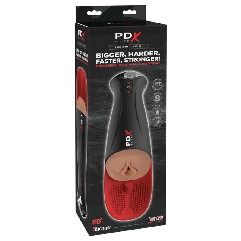 PDX ELITE - FAP-O-MATIC PRO XL AUTOMATIC VIBRATING STROKER BROWN 34.9 CM thumb 6
