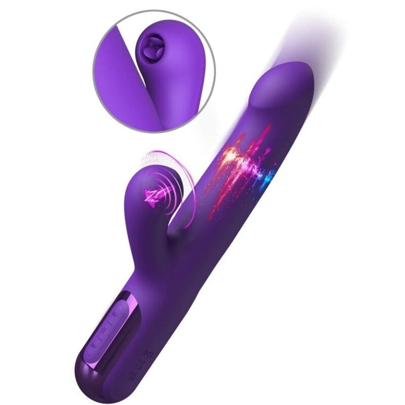 FANTASY FOR HER - SUPER SONIX THRUSTER RABBIT VIBRATOR PURPLE thumb 2