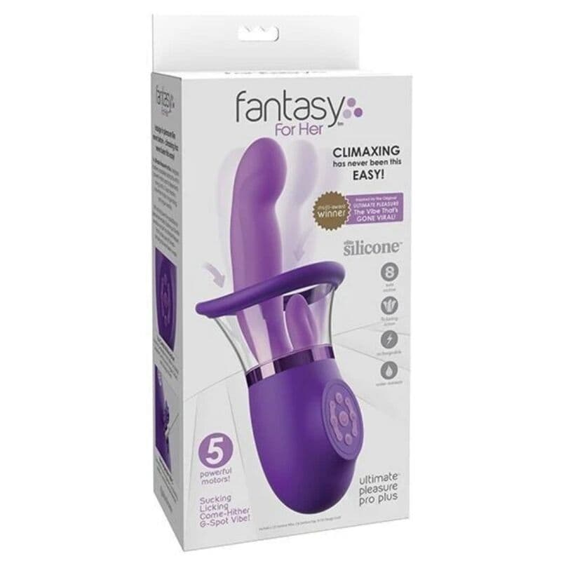 FANTASY FOR HER - ULTIMATE PLEASURE PRO PLUS RABBIT VIBRATOR PURPLE 20.3 CM thumb 5