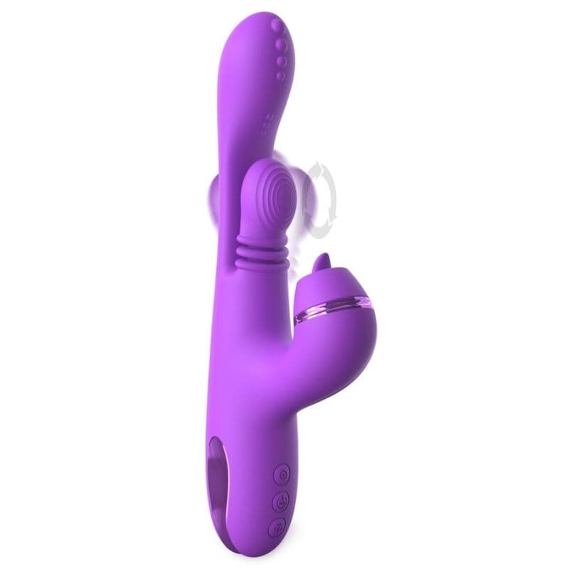 FANTASY FOR HER - INTIMOTION PULSE PRO VIBE RABBIT VIBRATOR PURPLE thumb 3