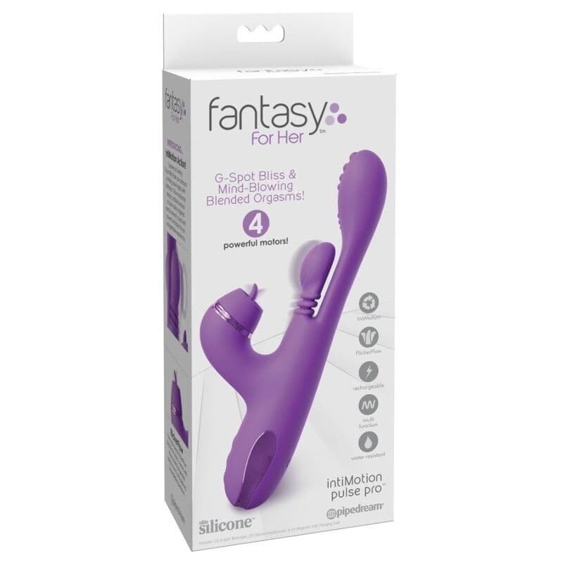 FANTASY FOR HER - INTIMOTION PULSE PRO VIBE RABBIT VIBRATOR PURPLE thumb 8