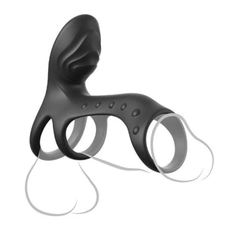 FANTASY C-RINGZ - ULTIMATE COUPLES CAGE PRO VIBRATING COCK RING 19.5 CM thumb 2