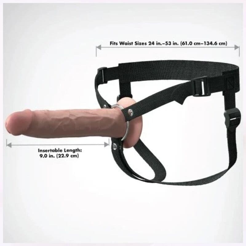 FANTASY X-TENSIONS - ELITE REALISTIC HOLLOW STRAP-ON 24.1 CM thumb 6