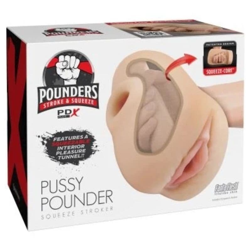 PDX PLUS - REALISTIC VAGINA PUSSY POUNDER SQUEEZE STROKER 18 CM thumb 7