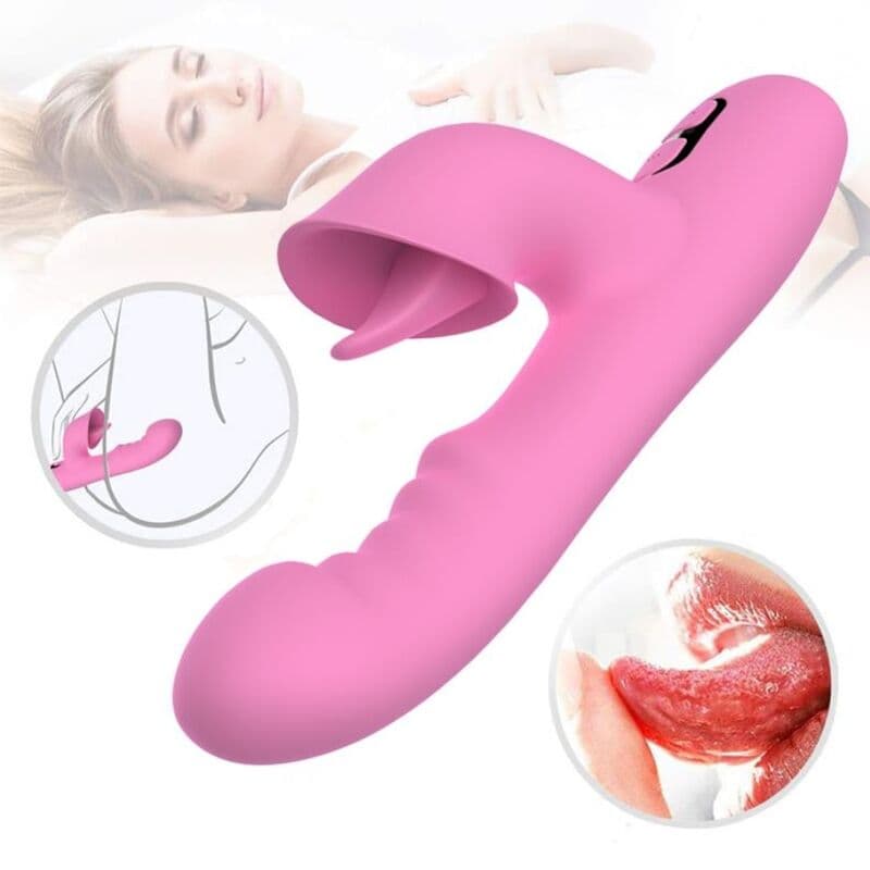 NALONE - T-MAY RABBIT VIBRATOR WITH PUSH AND OSCILLATING MOTION thumb 2