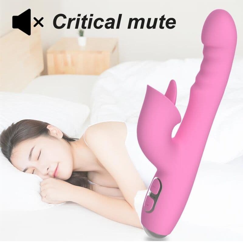 NALONE - T-MAY RABBIT VIBRATOR WITH PUSH AND OSCILLATING MOTION thumb 12
