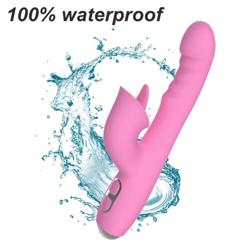 NALONE - T-MAY RABBIT VIBRATOR WITH PUSH AND OSCILLATING MOTION thumb 4