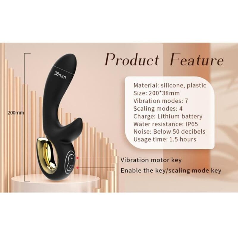NALONE - LULU RABBIT VIBE WITH THRUSTING BLACK thumb 4