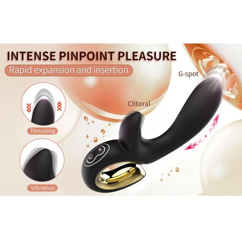 NALONE - LULU RABBIT VIBE WITH THRUSTING BLACK thumb 7