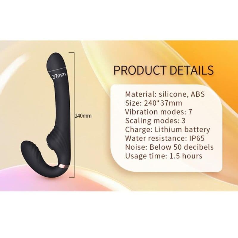 NALONE - ALLOW DUAL VIBE WITH ROTATION AND THRUSTING BLACK thumb 8