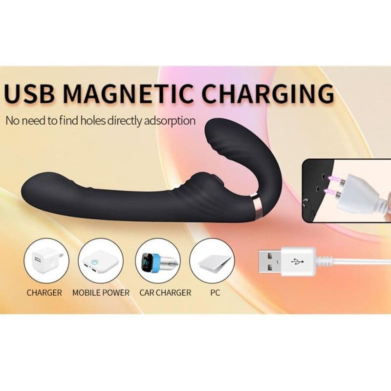 NALONE - ALLOW DUAL VIBE WITH ROTATION AND THRUSTING BLACK thumb 7