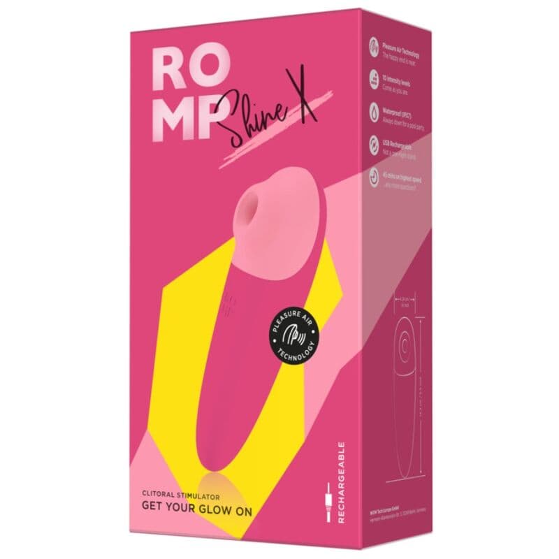 ROMP - SHINE X CLITORAL SUCTION 10 LEVELS PINK thumb 11