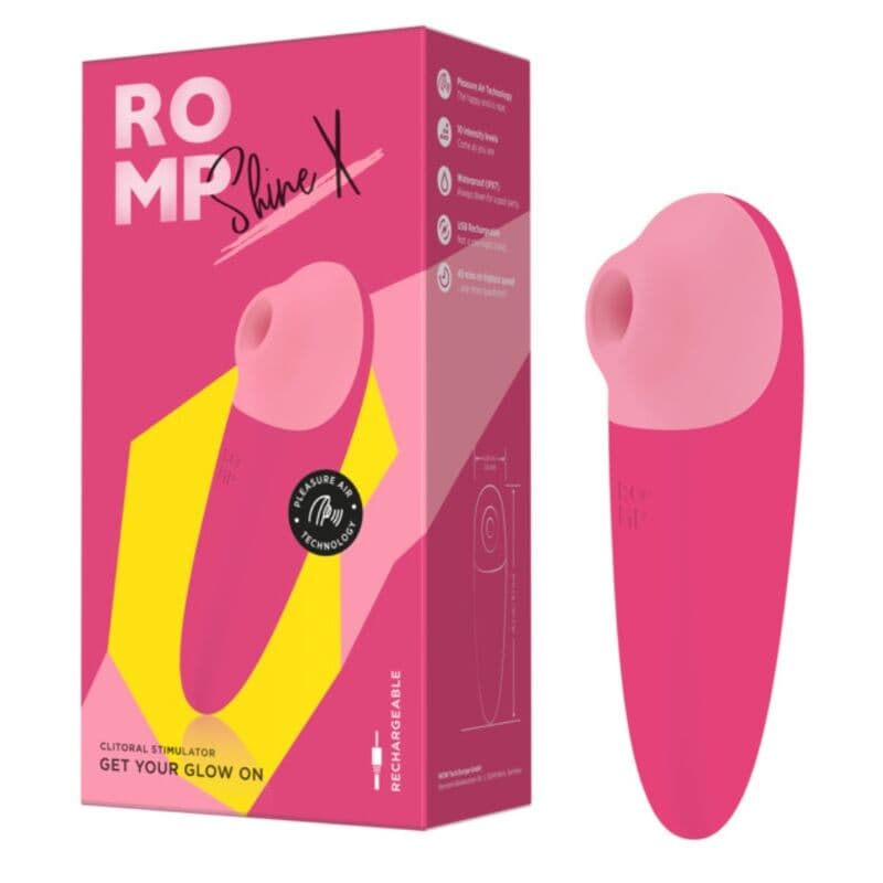ROMP - SHINE X CLITORAL SUCTION 10 LEVELS PINK thumb 10