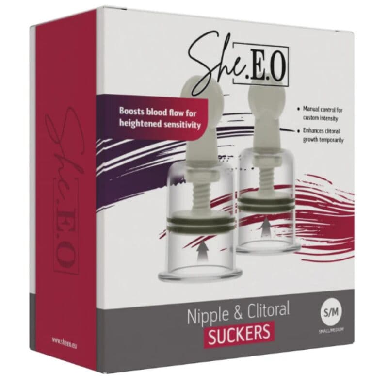 SHE.E.O - SUCTION CUP FOR NIPPLE AND CLITORIS S/M thumb 5