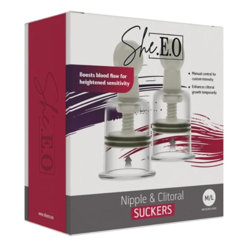 SHE.E.O - NIPPLE AND CLITORAL SUCTION DEVICES M/L thumb 5