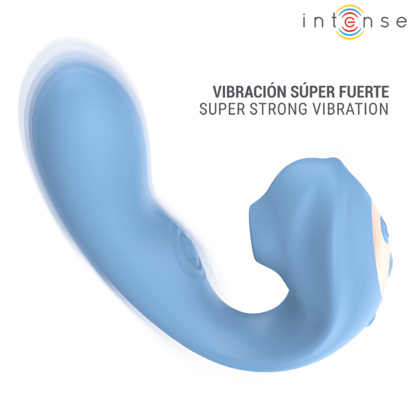 INTENSE - GINA MULTIFUNCTION CLITORAL STIMULATOR BLUE thumb 6