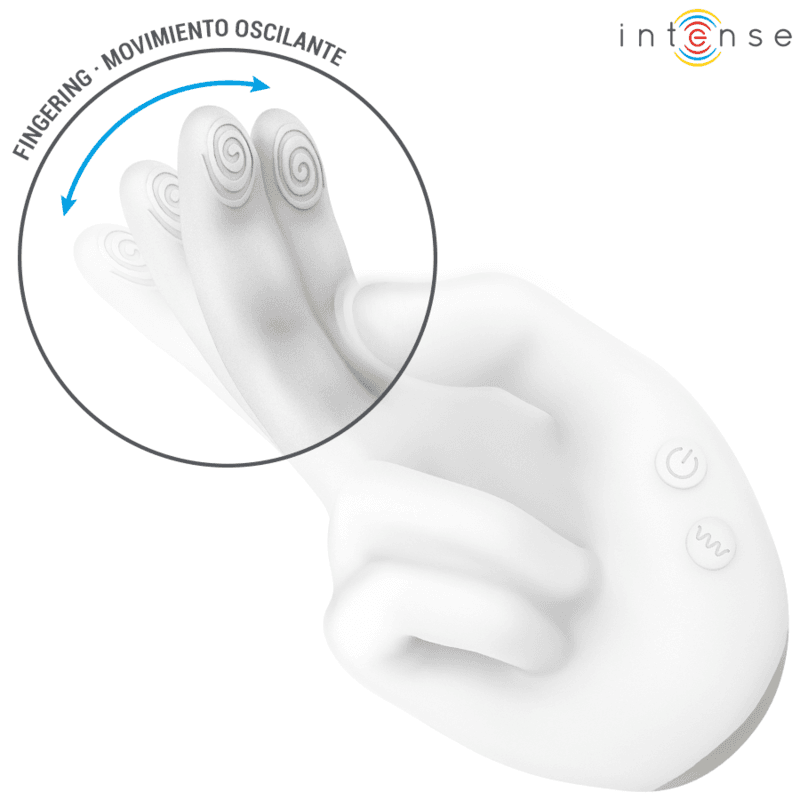 INTENSE - JIMMY HAND-SHAPED MULTIFUNCTION STIMULATOR WITH VIBRATION AND HEAT thumb 4
