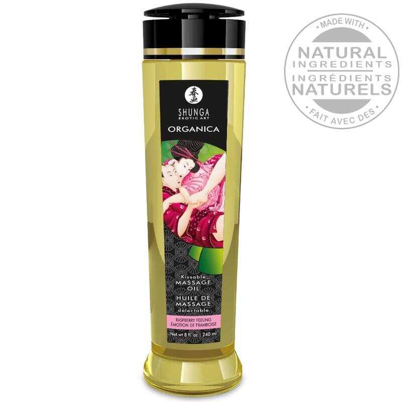 SHUNGA - ORGANIC MASSAGE OIL RASPBERRY FEELING 240 ML thumb 2