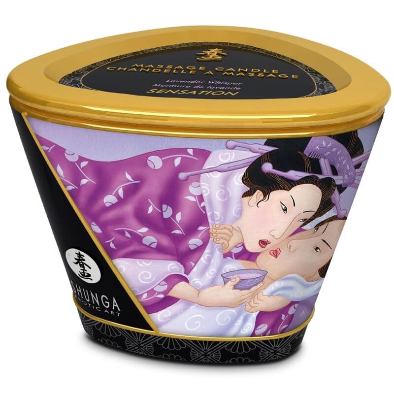 SHUNGA - MASSAGE CANDLE LAVANDER 170 ML thumb 3