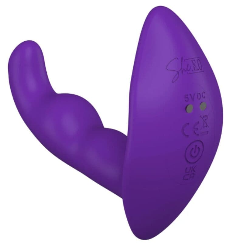 SHE.E.O - ROTATING VIBRATING ANAL STIMULATOR WITH REMOTE CONTROL - PURPLE thumb 5