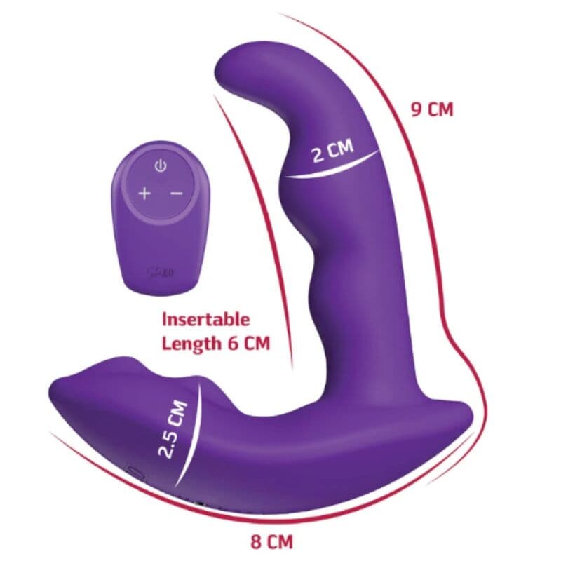 SHE.E.O - ROTATING VIBRATING ANAL STIMULATOR WITH REMOTE CONTROL - PURPLE thumb 7