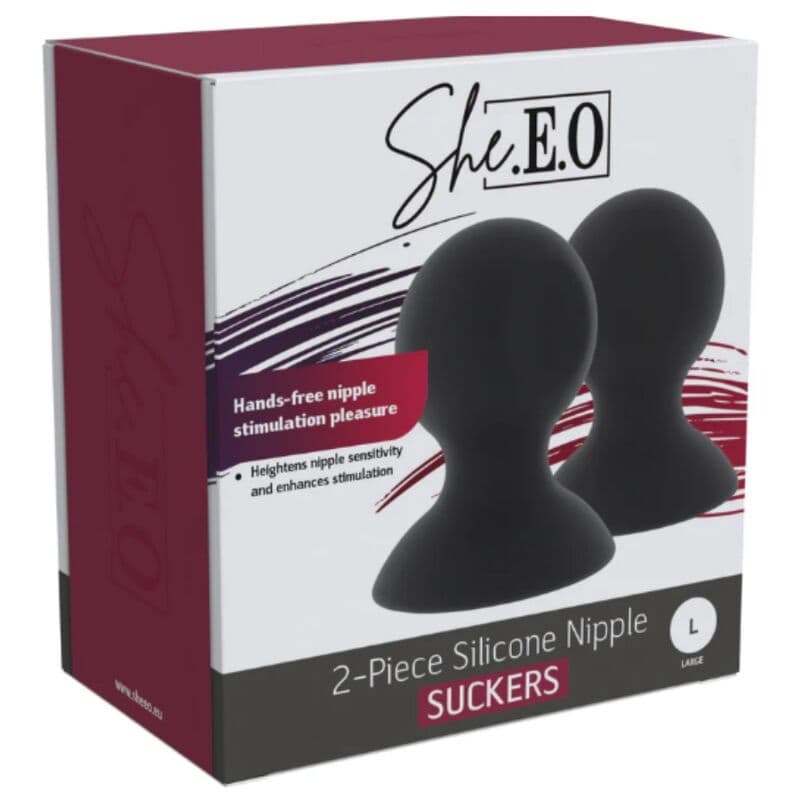 SHE.E.O - SILICONE NIPPLE SUCTION CUPS L thumb 7