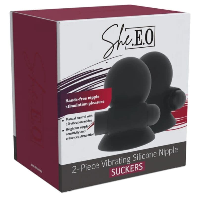 SHE.E.O - RECHARGEABLE VIBRATING NIPPLE SUCTION GEL thumb 8