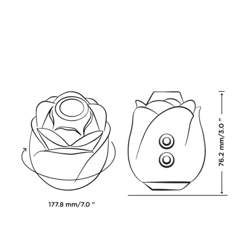 ROMP - ROSE 2.0 CLITORAL SUCTION TOOL PINK SHAPE LIMITED EDITION thumb 5