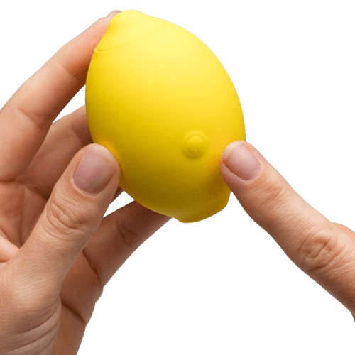 ROMP - LEMON CRUSH PLEASURE AIR CLITORAL STIMULATOR YELLOW thumb 3