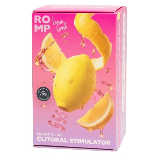 ROMP - LEMON CRUSH PLEASURE AIR CLITORAL STIMULATOR YELLOW thumb 7
