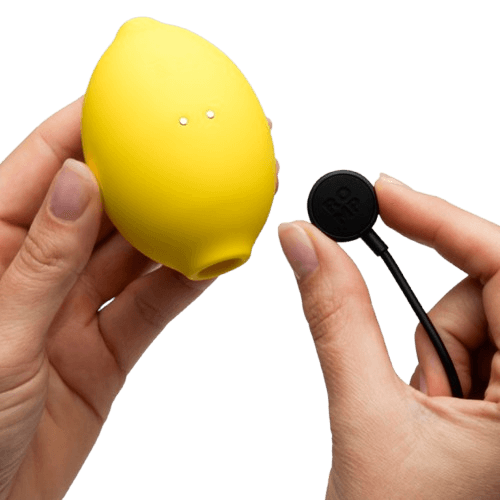 ROMP - LEMON CRUSH PLEASURE AIR CLITORAL STIMULATOR YELLOW thumb 6