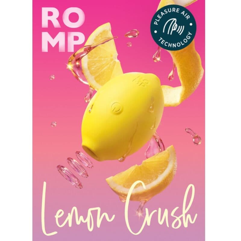 ROMP - LEMON CRUSH PLEASURE AIR CLITORAL STIMULATOR YELLOW thumb 13
