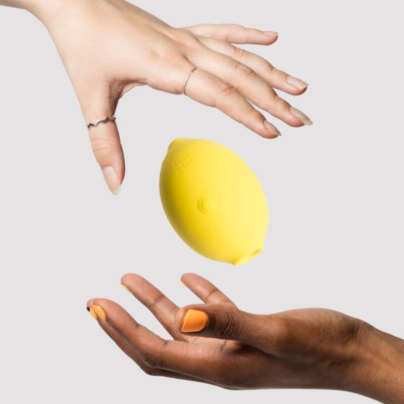 ROMP - LEMON CRUSH PLEASURE AIR CLITORAL STIMULATOR YELLOW thumb 5