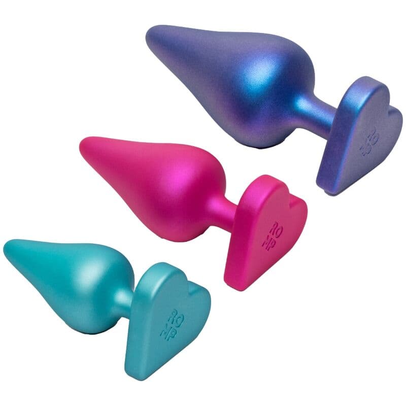 ROMP - LUSTER ANAL TRAINING KIT S/M/L WITH HEART-SHAPED BASE thumb 2