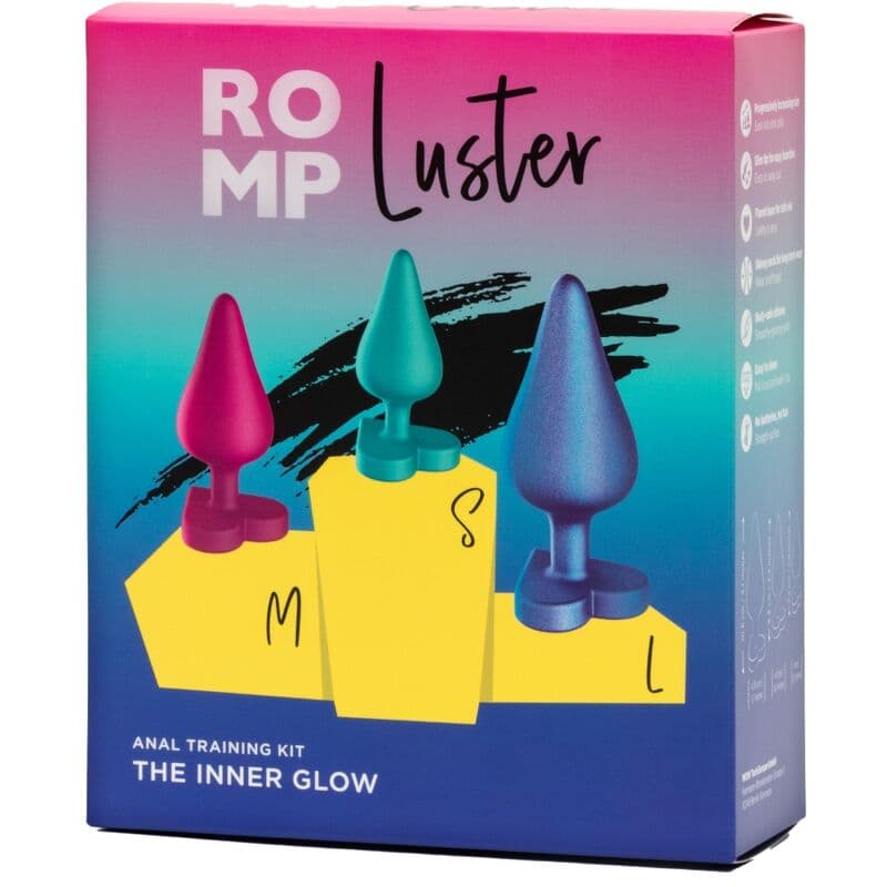 ROMP - LUSTER ANAL TRAINING KIT S/M/L WITH HEART-SHAPED BASE thumb 9