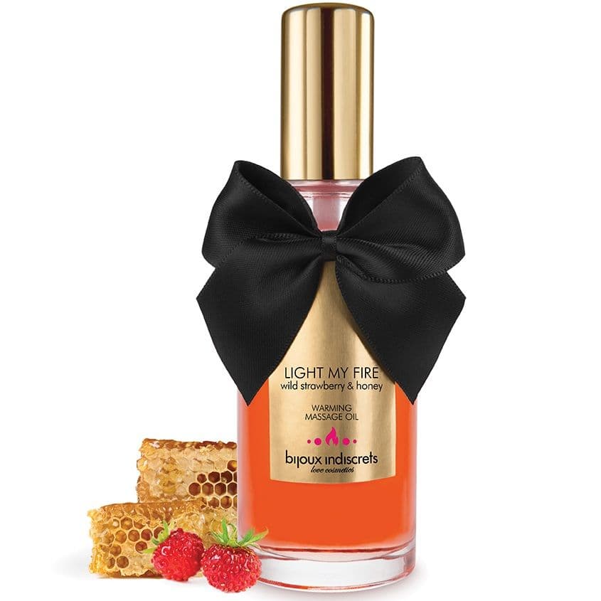 BIJOUX - MASSAGE OIL HEAT EFFECT STRAWBERRY AROMA thumb 2