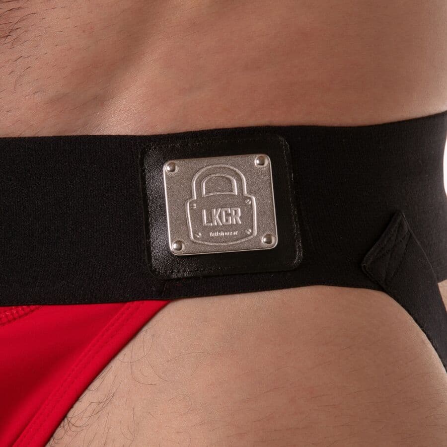 LOCKER GEAR - WIDE WAISTBAND JOCKSTRAP RED S thumb 4