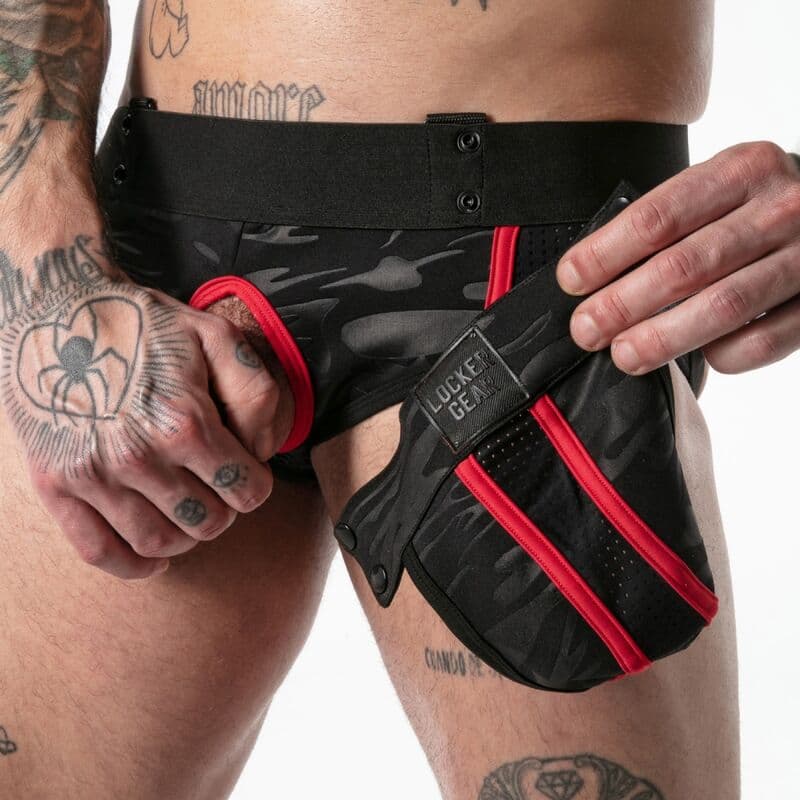 LOCKER GEAR - FULL MILITARY ACCESS JOCK BRIEF RED S thumb 6