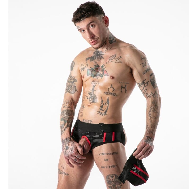 LOCKER GEAR - FULL MILITARY ACCESS JOCK BRIEF RED M thumb 3