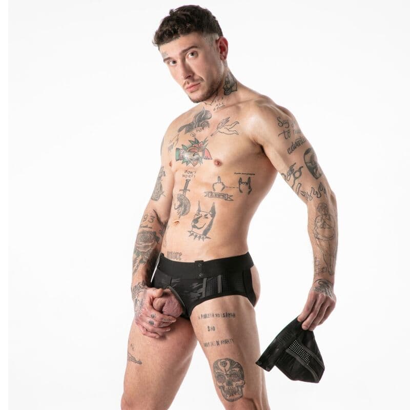 LOCKER GEAR - FULL MILITARY ACCESS JOCK BRIEF BLACK M thumb 3